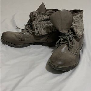 Grey Boots